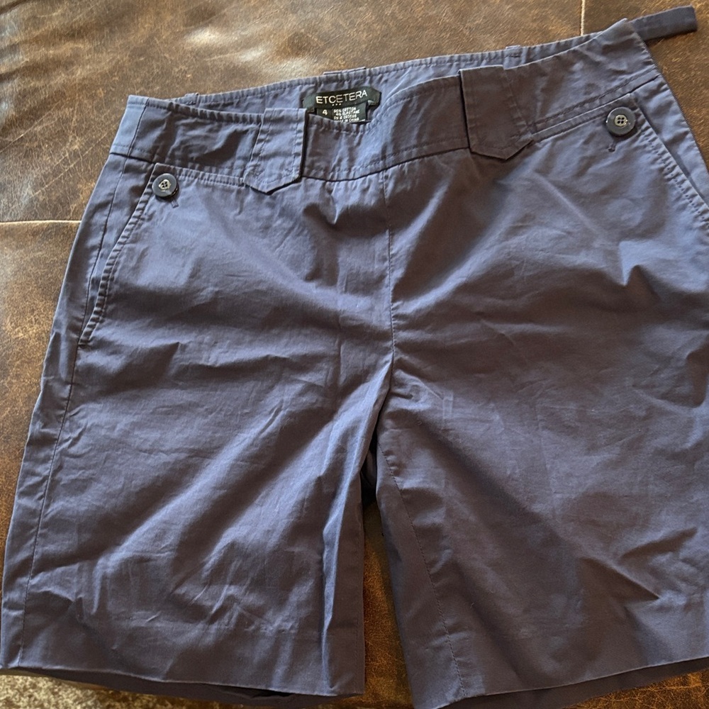 Etcetera Women's Dark Blue Bermudas